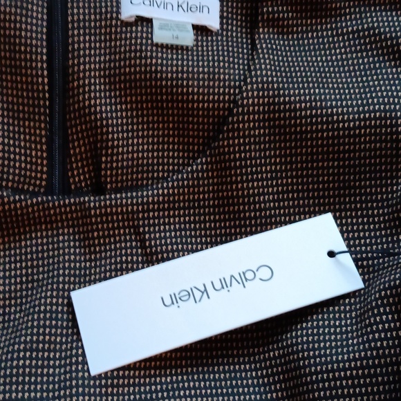 Calvin Klein brown soft dress NWT - Picture 6 of 6